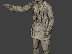 italian tank crew unit ww2 action1 itcu1 3D Baskı Modeli