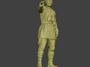 italian tank crew unit ww2 action1 itcu1 3D Baskı Modeli