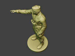 italian tank crew unit ww2 action1 itcu1 3D Baskı Modeli