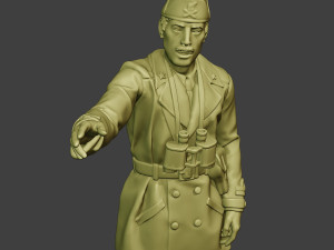 italian tank crew unit ww2 action1 itcu1 3D Baskı Modeli