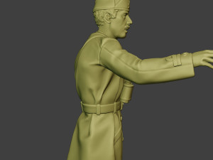 italian tank crew unit ww2 action1 itcu1 3D Baskı Modeli