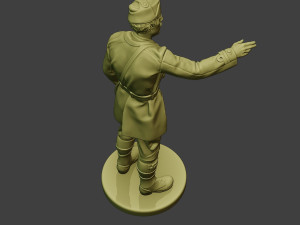italian tank crew unit ww2 action1 itcu1 3D Baskı Modeli