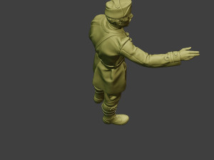 italian tank crew unit ww2 action1 itcu1 3D Baskı Modeli