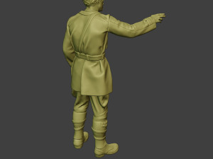 italian tank crew unit ww2 action1 itcu1 3D Baskı Modeli