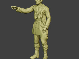 italian tank crew unit ww2 action1 itcu1 3D Baskı Modeli