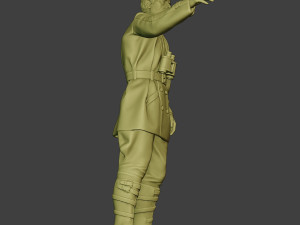 italian tank crew unit ww2 action1 itcu1 3D Baskı Modeli