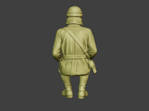 italian tank crew unit ww2 sit2 itcu1 3D Baskı Modeli