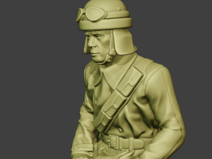 italian tank crew unit ww2 sit2 itcu1 3D Baskı Modeli