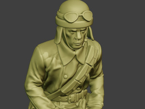 italian tank crew unit ww2 sit2 itcu1 3D Baskı Modeli