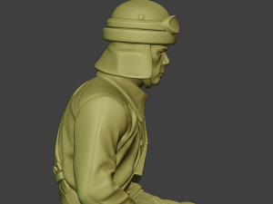 italian tank crew unit ww2 sit2 itcu1 3D Baskı Modeli