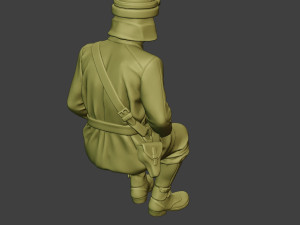 italian tank crew unit ww2 sit2 itcu1 3D Baskı Modeli