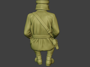 italian tank crew unit ww2 sit2 itcu1 3D Baskı Modeli