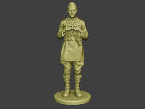 italian tank crew unit ww2 action2 itcu1 Model Cetak 3D