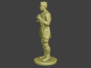 italian tank crew unit ww2 action2 itcu1 Model Cetak 3D
