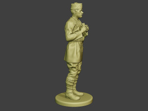 italian tank crew unit ww2 action2 itcu1 Model Cetak 3D