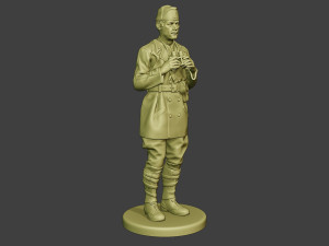 italian tank crew unit ww2 action2 itcu1 Model Cetak 3D
