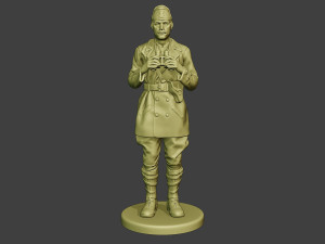 italian tank crew unit ww2 action2 itcu1 Model Cetak 3D