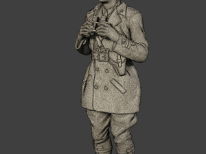 italian tank crew unit ww2 action2 itcu1 Model Cetak 3D