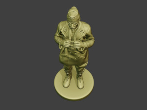 italian tank crew unit ww2 action2 itcu1 Model Cetak 3D