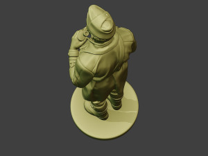 italian tank crew unit ww2 action2 itcu1 Model Cetak 3D