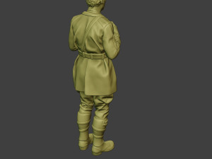 italian tank crew unit ww2 action2 itcu1 Model Cetak 3D