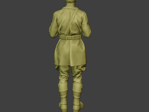 italian tank crew unit ww2 action2 itcu1 Model Cetak 3D