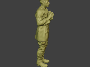 italian tank crew unit ww2 action2 itcu1 Model Cetak 3D