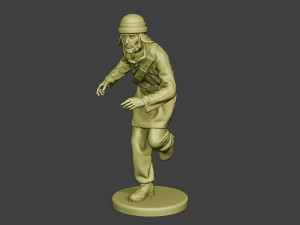 italian tank crew unit ww2 run itcu1 3D-Druckmodell