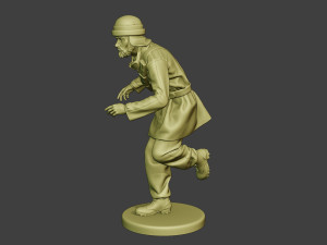 italian tank crew unit ww2 run itcu1 3D-Druckmodell
