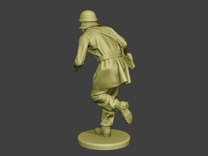 italian tank crew unit ww2 run itcu1 3D-Druckmodell