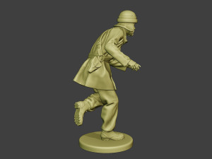 italian tank crew unit ww2 run itcu1 3D-Druckmodell