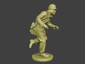 italian tank crew unit ww2 run itcu1 3D-Druckmodell