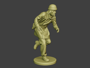 italian tank crew unit ww2 run itcu1 3D-Druckmodell