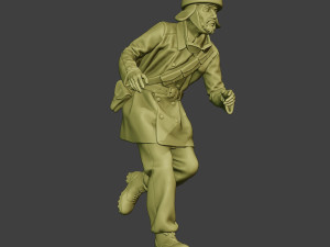 italian tank crew unit ww2 run itcu1 3D-Druckmodell