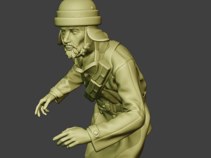italian tank crew unit ww2 run itcu1 3D-Druckmodell