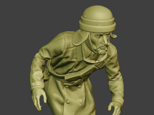 italian tank crew unit ww2 run itcu1 3D-Druckmodell