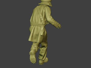 italian tank crew unit ww2 run itcu1 3D-Druckmodell