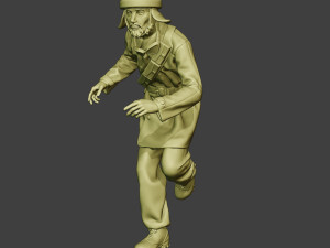 italian tank crew unit ww2 run itcu1 3D-Druckmodell