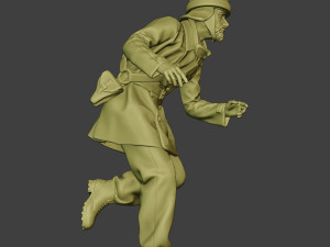 italian tank crew unit ww2 run itcu1 3D-Druckmodell