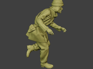 italian tank crew unit ww2 run itcu1 3D-Druckmodell