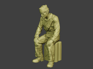 italian tank crew unit ww2 sit itcu1 Model do druku 3D