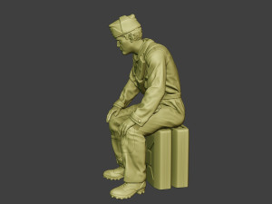 italian tank crew unit ww2 sit itcu1 Model do druku 3D