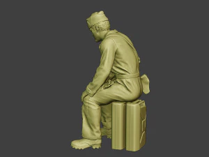 italian tank crew unit ww2 sit itcu1 3D Print Model