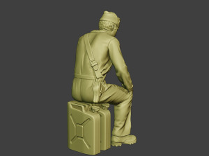 italian tank crew unit ww2 sit itcu1 Model do druku 3D