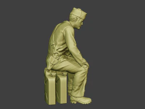 italian tank crew unit ww2 sit itcu1 3D Print Model