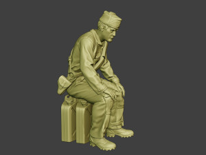 italian tank crew unit ww2 sit itcu1 Model do druku 3D