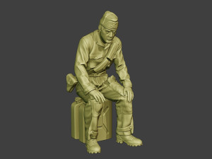 italian tank crew unit ww2 sit itcu1 Model do druku 3D