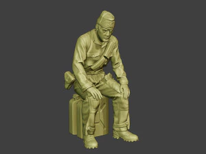 italian tank crew unit ww2 sit itcu1 3D Print Model