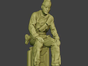 italian tank crew unit ww2 sit itcu1 3D Print Model