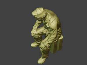 italian tank crew unit ww2 sit itcu1 Model do druku 3D
